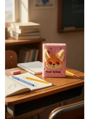 Miniso Disney Zootropolis Lisanslı A5 3D Peluş Not Defteri (80 Yaprak)