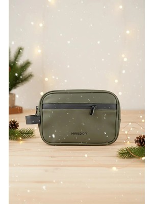 Miniso Iş Serisi Büyük Kapasiteli Bölmeli Seyahat Çantası (Yeşil)