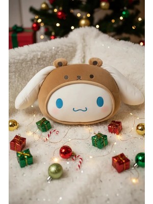 Miniso Sanrio Cinnamoroll Lisanslı Baş Şekilli Yastık