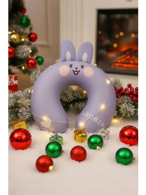 Miniso Mini Pals Serisi Hafızalı Köpük Boyun Yastığı (Robin Bunny)
