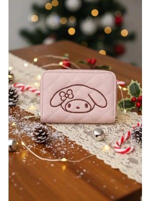 Miniso Sanrio Lisanslı My Melody Sevimli Fermuarlı Kartlık Cüzdan