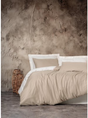 Sb Shopping Çift Kişilik Bambu Saten Nev Takımı Bej