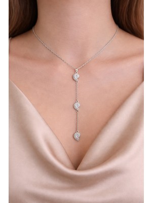 Seherden Zarif Deniz Kabuğu Detaylı Ayarlanabilir Çelik Kolye