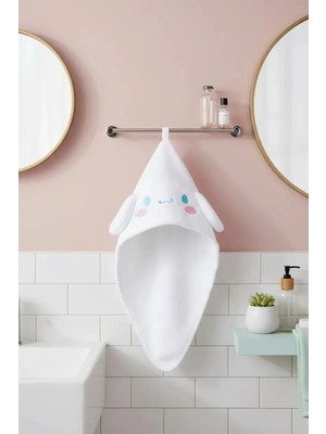 Miniso Sanrio Lisanslı Cinnamoroll Desenli Su Emici Saç Havlusu