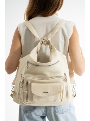 Mega Çanta Lizbon Deri Kadın Omuz/sırt Çantası