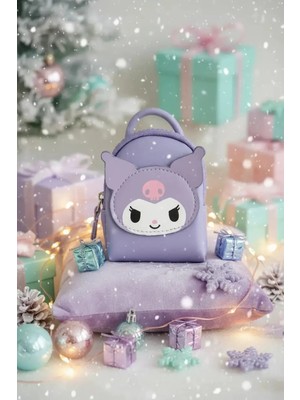 Miniso Sanrio Lisanslı Kuromi Mini Bozuk Para Çantası (Mor)