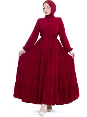Kadeem Giyim Katrel Elbise & Bordo