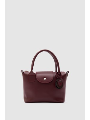 Shule Bags Bondi Kapaklı Çapraz Çanta Bordo