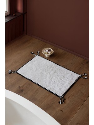 İrya Vina Tekli Banyo Paspası Bambu 50X80 cm Ekru