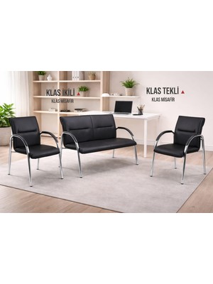 YRN Ofis Ofis Oturma Grubu Bekleme Sandalyesi Takımı Ikı Teklıbir Ikili Sandalye