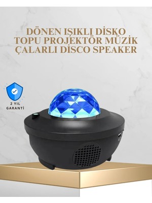 Argesco Mühendislik Bluetooth & USB Müzik Çalar Gece Lambası – 50 m² Kapsama, Uzaktan Kumanda