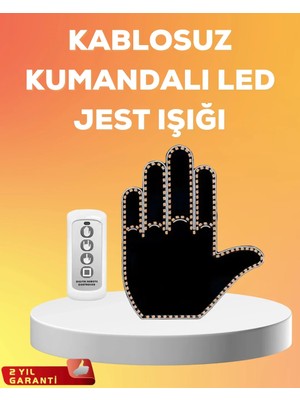 Argesco Mühendislik Kompakt Tasarımlı LED Jest Işığı – Selam ve Teşekkür Modları