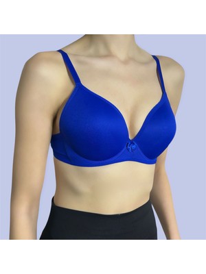 HK Underwear Balenli Dolgulu Lacivert Sütyen