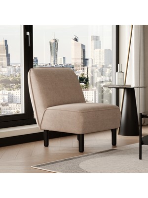 Enza Home Merika Berjer, Keten Dokulu - Krem