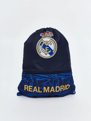 LC Waikiki Lcw Accessorıes Lacivert Real Madrid Baskılı Erkek Çocuk Ipli Sırt Çantası