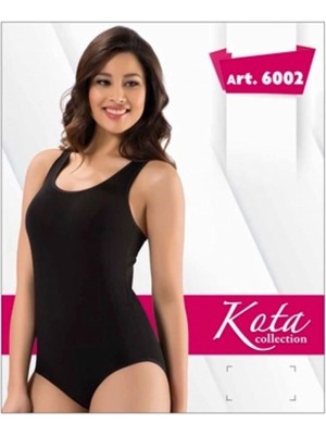Kota 6002 Elastan Geniş Askılı Çıtçıtlı Badi