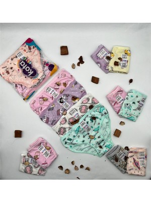 Kota 3402 Desenli Likralı Kız Kılot