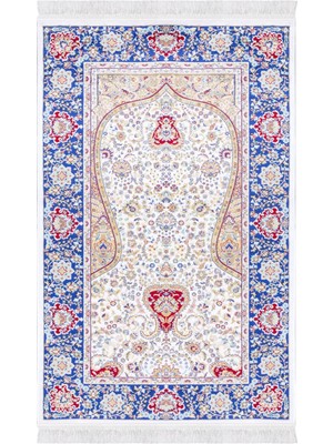 Valery Home Doğal Ipek Görünümlü Premium Kalite Özel Dokuma Seccade