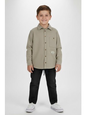 Mutlu Kids Armürlü Erkek Gömlek