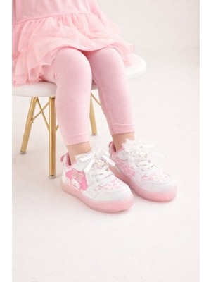 Kız Çocuk LED Taban Işıklı Spor Ayakkabı