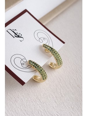 Deesse Latelier GREEN TAŞLI CURVE KÜPE