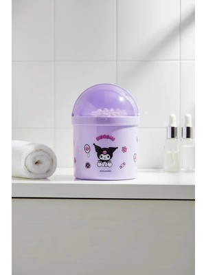 Miniso Sanrio Lisanslı Kuromi Çift Uçlu Pamuklu Çubuk (150 Adet)