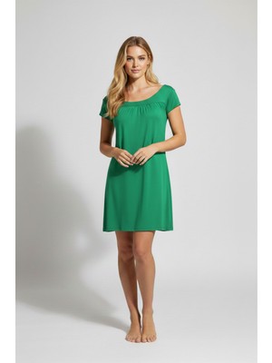 Ayyıldız 59333 Nil Yeşili Penye Elbise