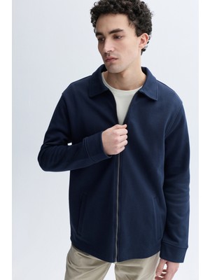 Fermuarlı Casual Ceket