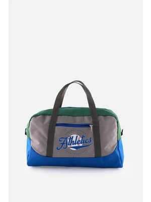 İcone Bag Erkek Çocuk Baskılı Spor Çanta, Cepli Spor Çanta, Fermuarlı Detaylı Çocuk Spor Çanta,