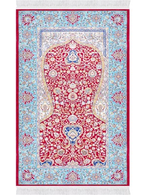 Valery Home Doğal Ipek Görünümlü Premium Kalite Özel Dokuma Seccade