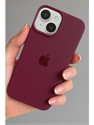 Iphone 15 Uyumlu Kılıf Logolu Lansman Soft Yumuşak Içi Kadife Silikon Kapak