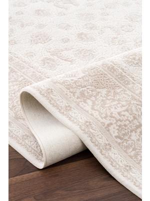 Nazende 70 Tarak Viscon Salon Halısı A3392B Krem Bej