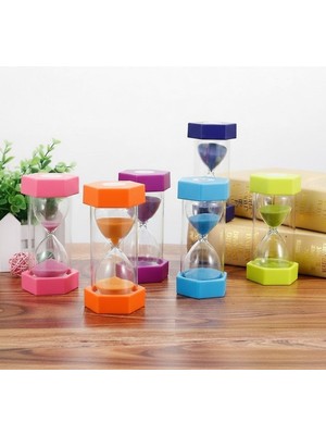 Sylar Renkli Cam Kum Saati – Dekoratif Masaüstü Zaman Ölçer, Estetik Ofis ve Ev Aksesuarı