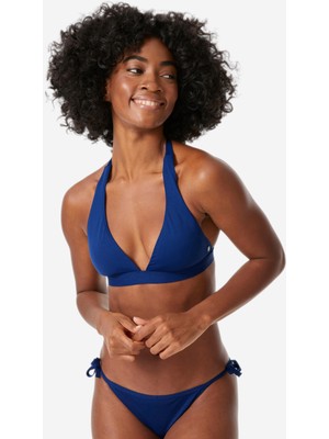 Decathlon Olaian Kadın V Yaka Bikini Üstü - Lacivert - Cora