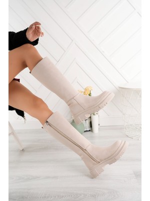 Henne Kadın Süet Çizme