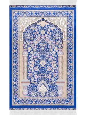 Valery Home Doğal Ipek Görünümlü Premium Kalite Özel Dokuma Seccade