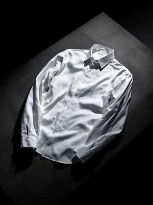 STG Erkek Beyaz Klasik Gömlek – Slim Fit, Uzun Kollu, Ofis & Günlük Şık Gömlek