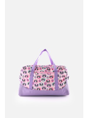 İcone Bag Erkek Çocuk Baskılı Spor Çanta, Cepli Spor Çanta, Fermuarlı Detaylı Çocuk Spor Çanta,