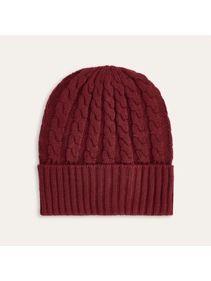 Mudo Yün Karışımlı Örgülü Bere