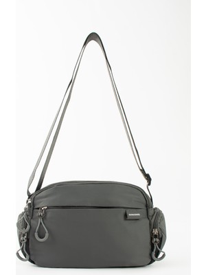 Sanmorris  4 Bölmeli Suya Dayanıklı Paraşüt Kumaş Yan Fermuar Detaylı Omuz Çantası