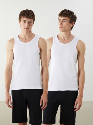 Lc Waikiki Yeni Sezon U Yaka Penye Erkek Fitilli Atlet 2'li