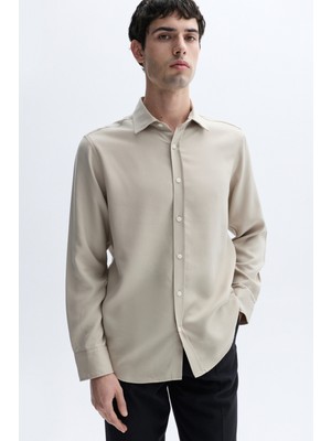 Mudo Liyosel Regular Fıt Uzun Kollu Gömlek