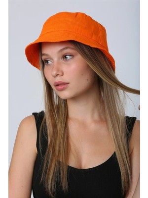 Remsa Mayo Pamuk Bucket Şapka RŞ-110 Turuncu