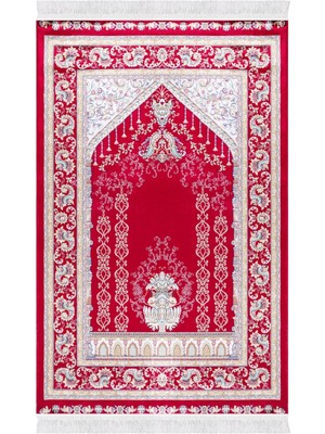 Valery Home Doğal Ipek Görünümlü Premium Kalite Özel Dokuma Seccade