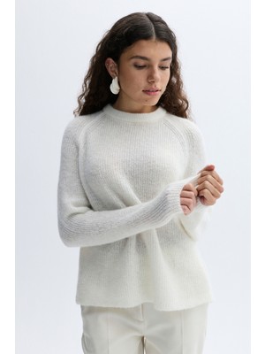 Mudo Loose Fıt Bisiklet Yaka Kazak