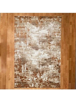 Mevlana Bazaar Modern Soyut Desenli 160 x 230 Yün Halı