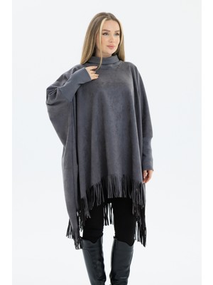 Kadeem Giyim Viona Süet Panço - 2015