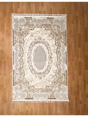 Mevlana Bazaar Klasik Oval Madalyon Desenli 160 x 230 Yün Halı