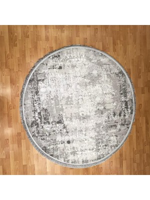 Mevlana Bazaar Yuvarlak Etnik Model 200 x 200 cm Makine Yün Halı