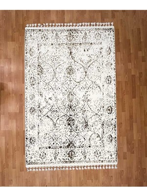 Mevlana Bazaar Klasik Madalyon Desenli Modern 80 x 300 Yün Halı